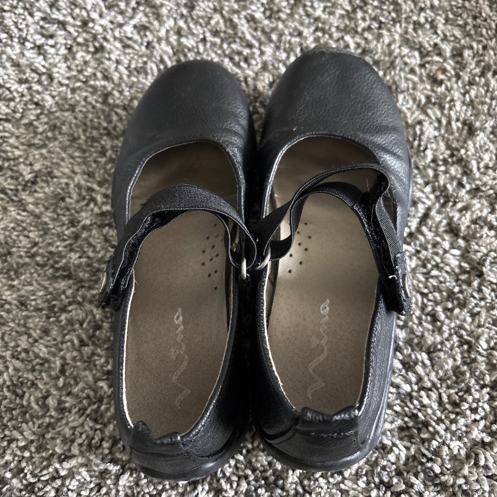 Girls black shoes size 12